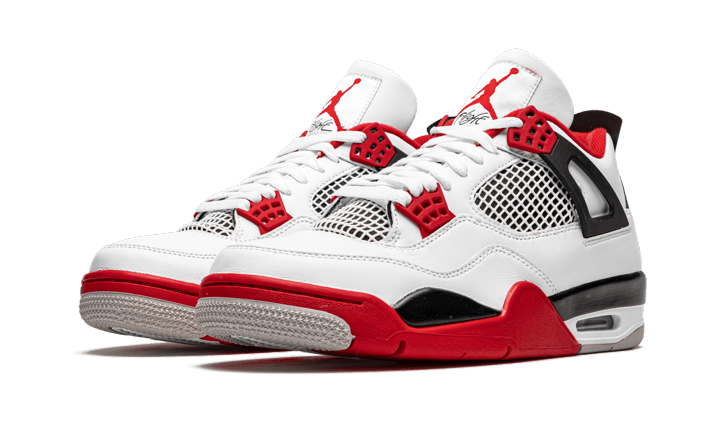 Air Jordan 4 Retro Fire Red (2020) (408452-160) - 36 EU - 4Y US - Red | SOSUKICKS