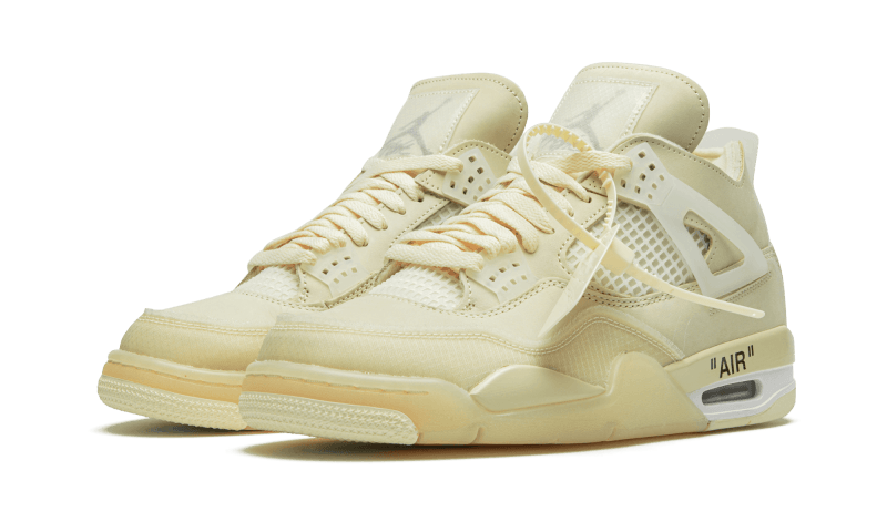 Air Jordan 4 Retro Off-White Sail (CV9388-100) - 36.5 EU - 4.5 US - White | SOSUKICKS