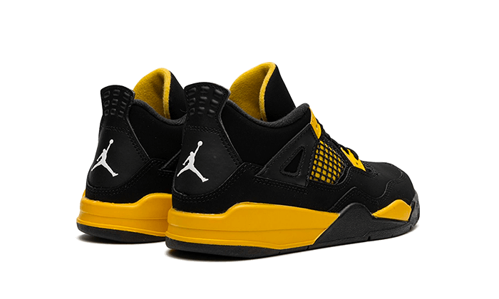 Air Jordan 4 Retro Thunder (2023) Copii (PS) (BQ7669-017) - 28.5 EU - 11.5C - Black | SOSUKICKS