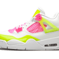 Air Jordan 4 Retro White Lemon Pink - CV7808-100