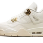 Air Jordan 4 Sail Metallic Gold