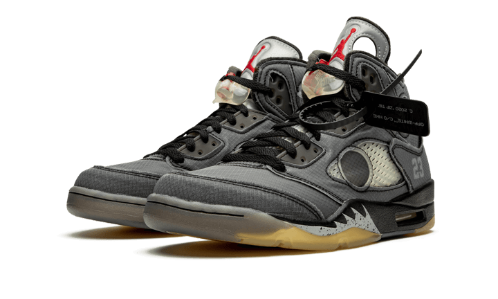 Air Jordan 5 Retro Off-White Black (CT8480-001) - 40.5 EU - 7.5 US - White | SOSUKICKS