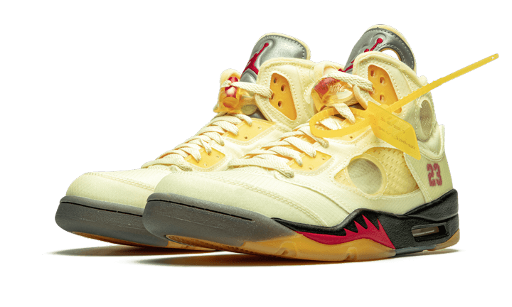 Air Jordan 5 Retro Off-White Sail (DH8565-100) - 40.5 EU - 7.5 US - White | SOSUKICKS