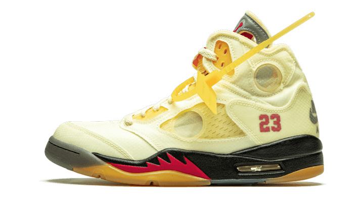 Air Jordan 5 Retro Off-White Sail (DH8565-100) - EU 40–47 - White | SOSUKICKS