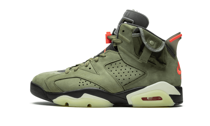 Air Jordan 6 Travis Scott Medium Olive (CN1085-200) - EU 35.5–46 - Green | SOSUKICKS