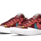 Nike Blazer Low Sacai Kaws Red - DM7901-600