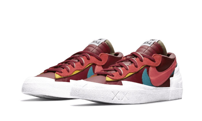 Blazer Low Sacai Kaws Team Red (DM7901-600) - 36.5 EU - 4.5 US - Red | SOSUKICKS
