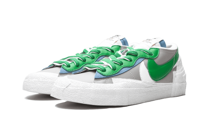 Blazer Low Sacai Medium Grey Classic Green (DD1877-001) - 36.5 EU - 4.5 US - Green | SOSUKICKS