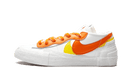 Blazer Low Sacai White Magma Orange