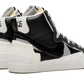 Nike Blazer High Sacai Black Grey - BV0072 002