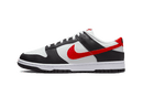 Dunk Low Black White Red