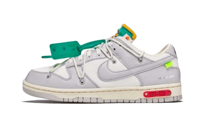 Dunk Low Off-White Lot 25 (DM1602-121) - EU 40–46 - White | SOSUKICKS
