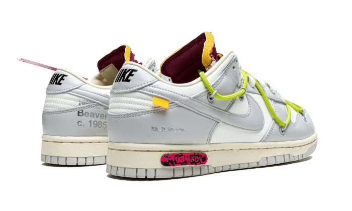 Dunk Low Off-White Lot 8 (DM1602-106) - 41 EU - 8 US - White | SOSUKICKS