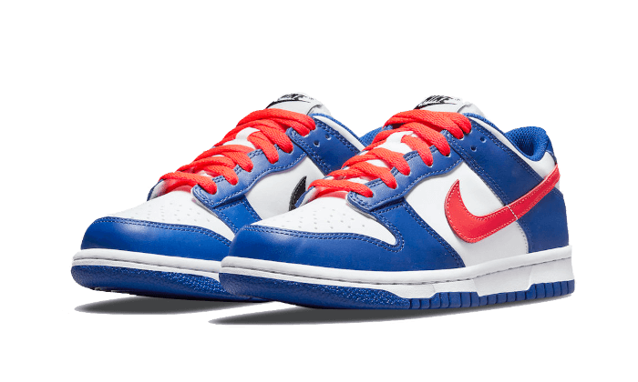 Dunk Low White Royal Red (CW1590-104) - 36 EU - 4Y US - Blue | SOSUKICKS