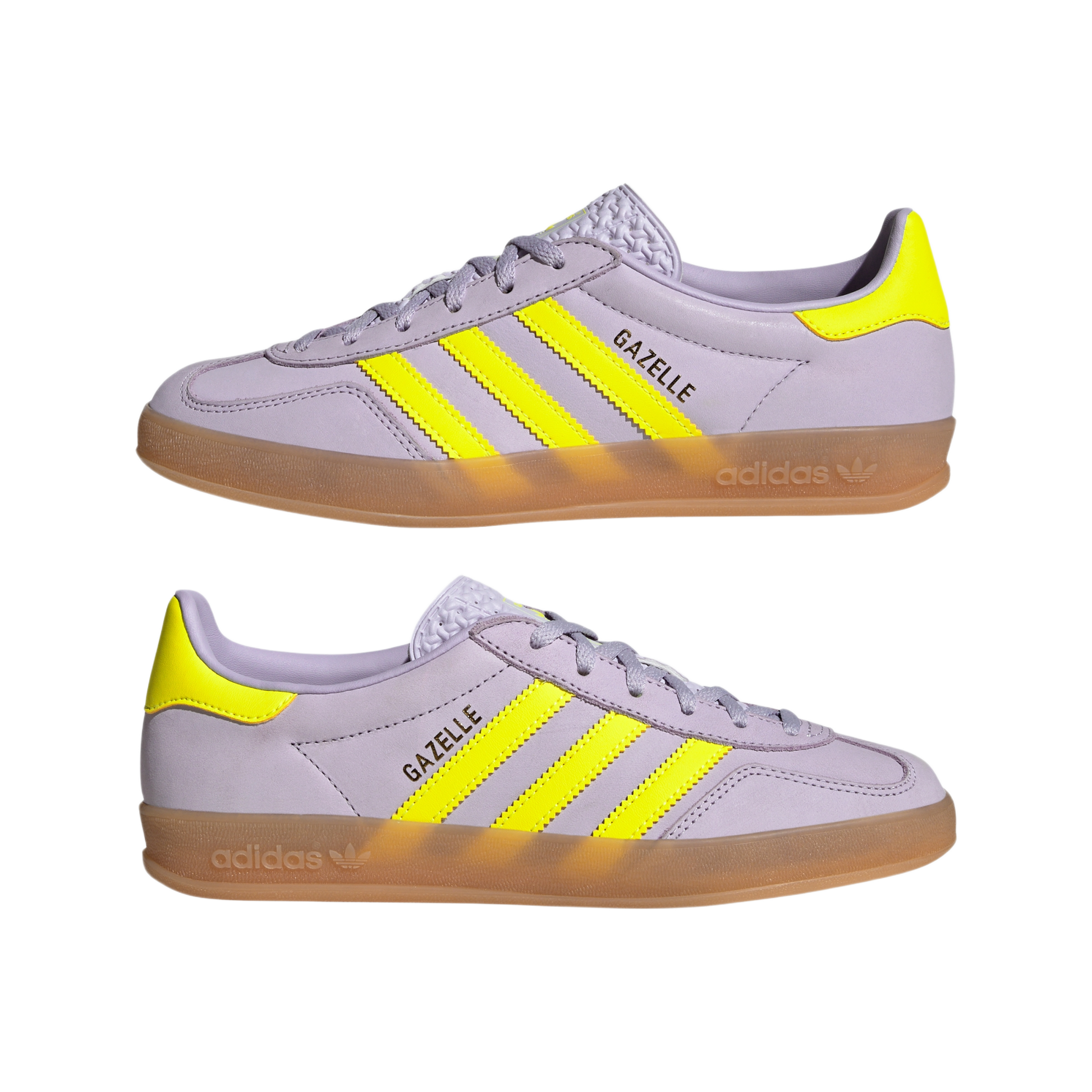 adidas Gazelle Indoor Silver Dawn Solar Yellow (Women's)