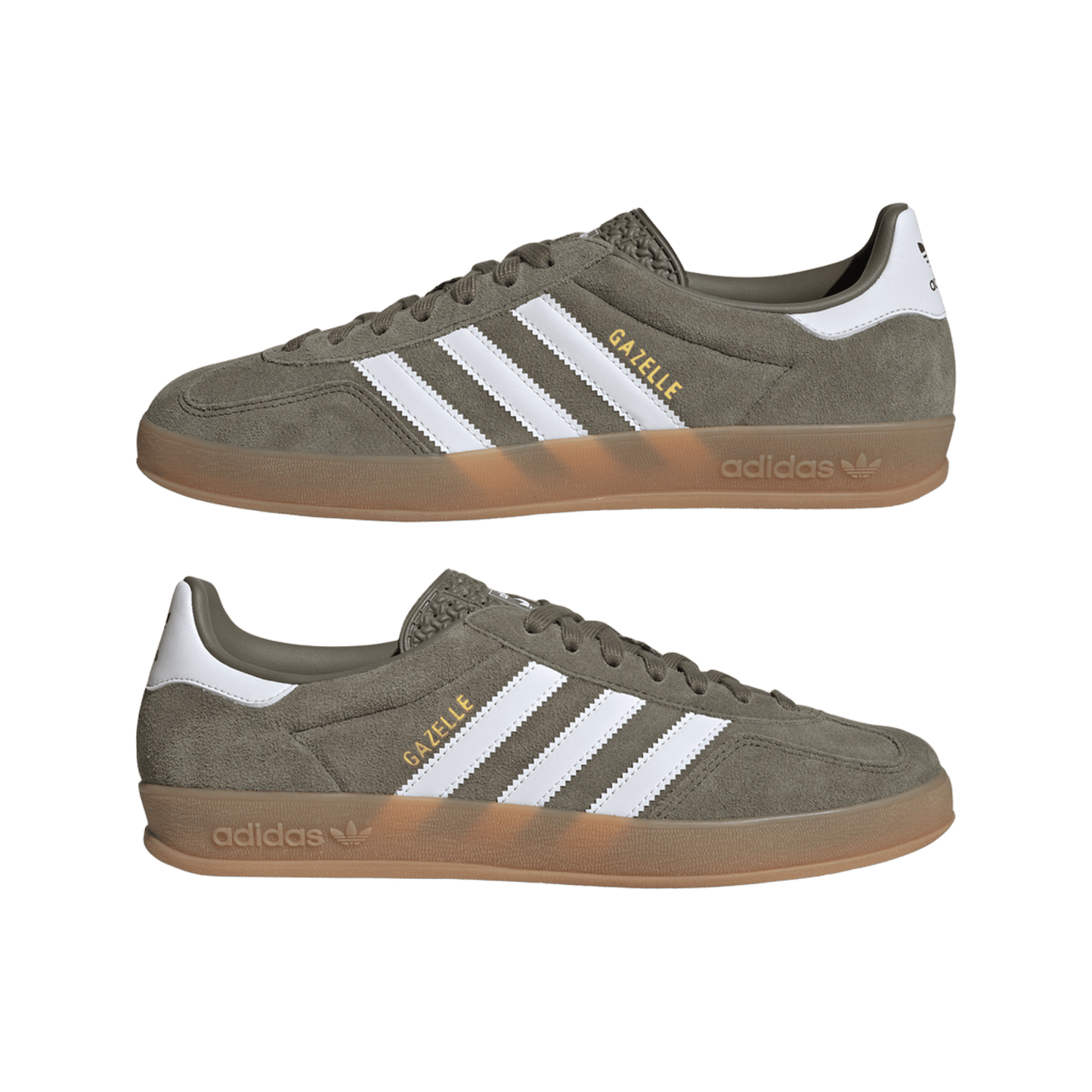 adidas Gazelle Indoor Olive Strata Cloud White Gum