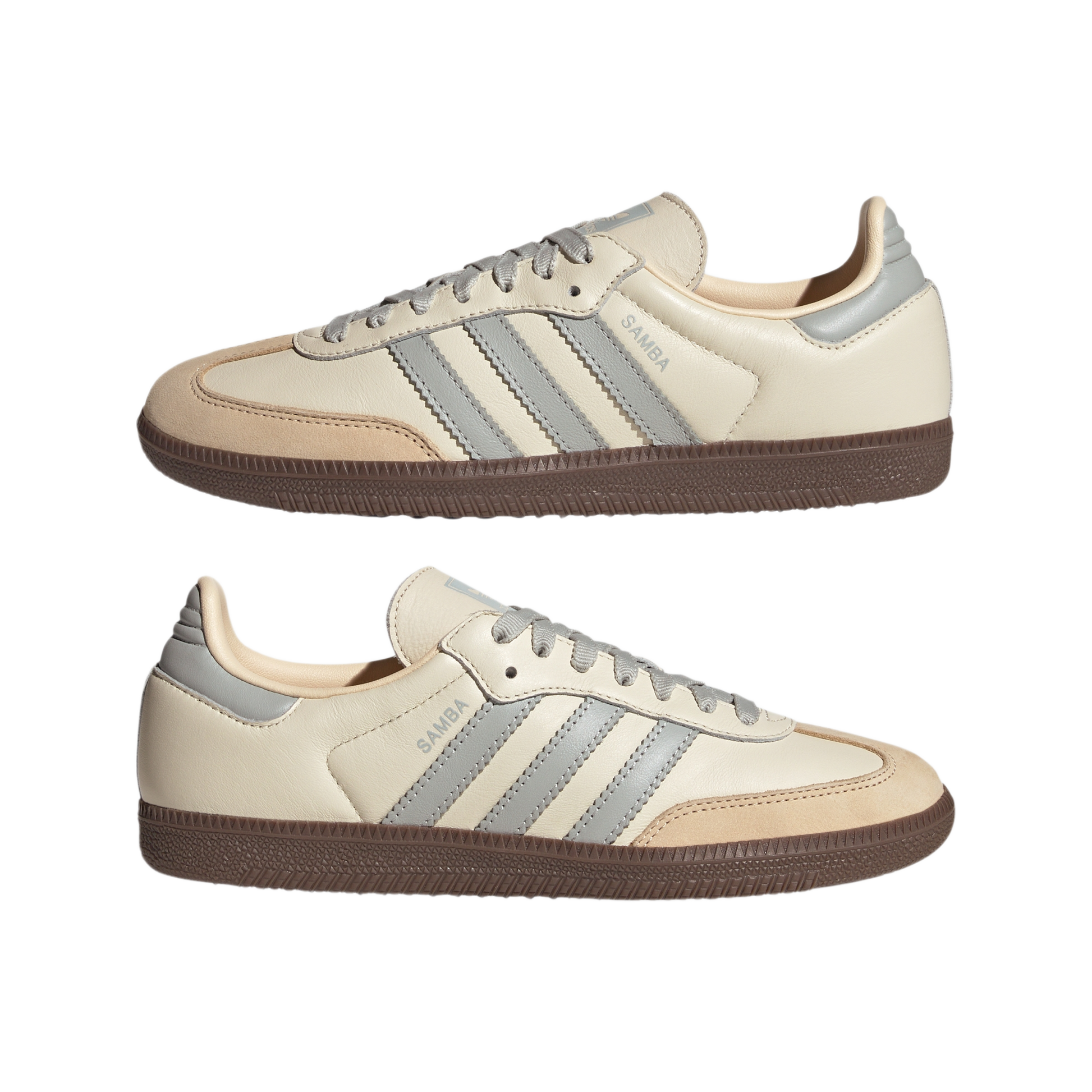 adidas Samba OG Cream White Wonder Silver (Women's)