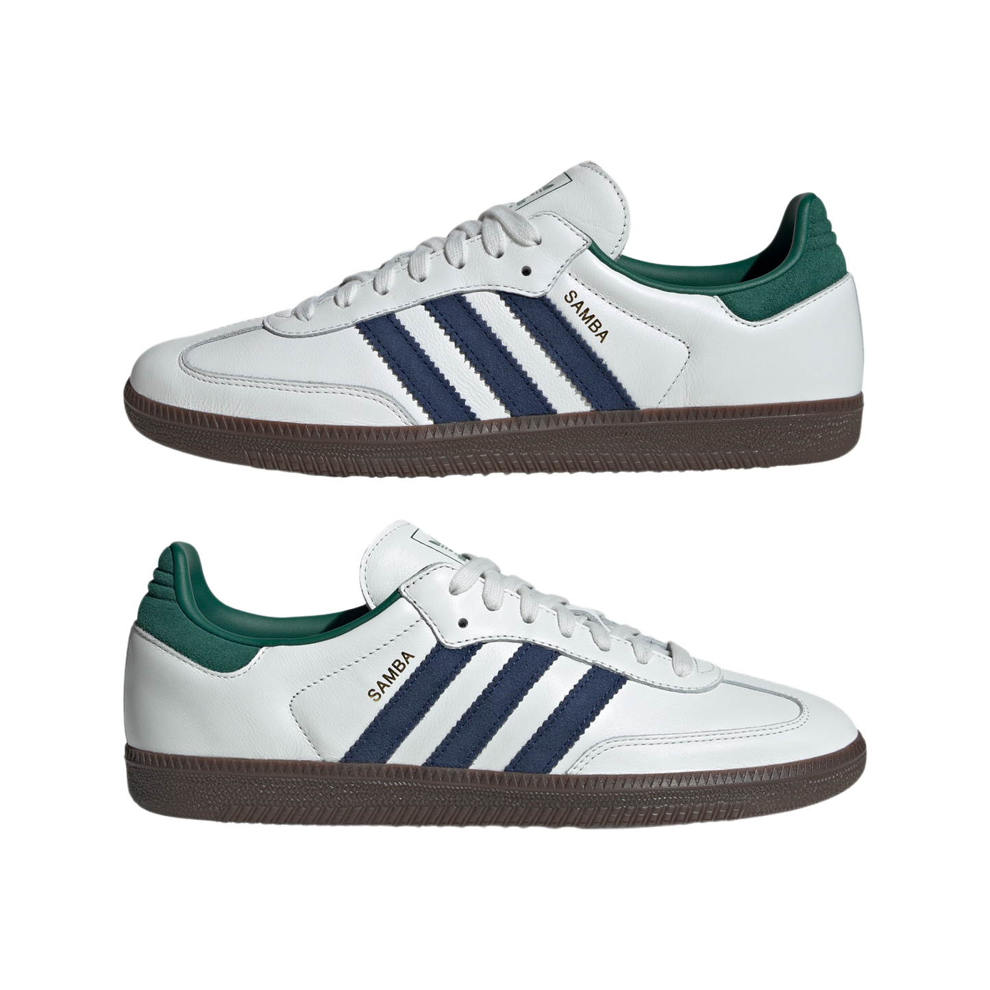 adidas Samba OG Black White Collegiate Green