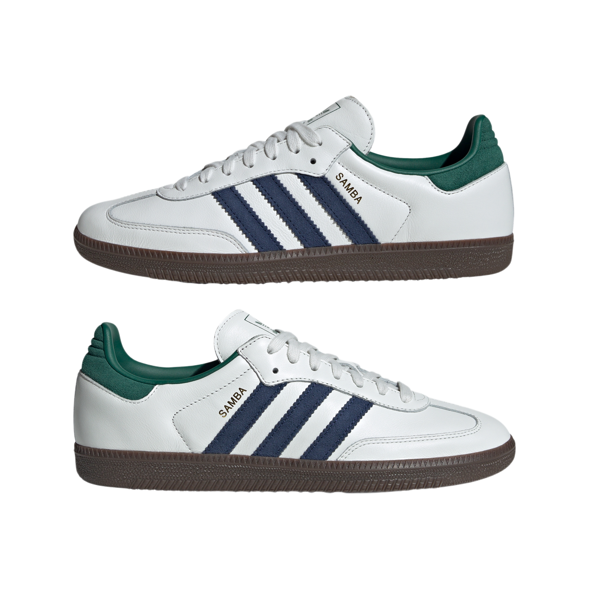 adidas Samba OG Black White Collegiate Green