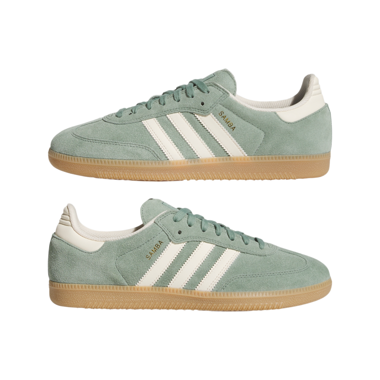 adidas Samba Silver Green Wonder White
