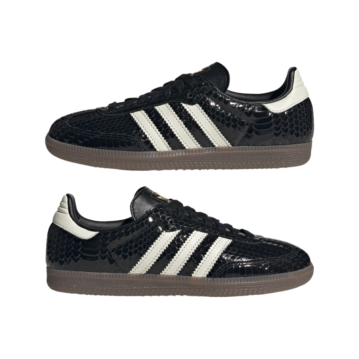 adidas Samba OG Patent Snakeskin Black Off White (Women's)