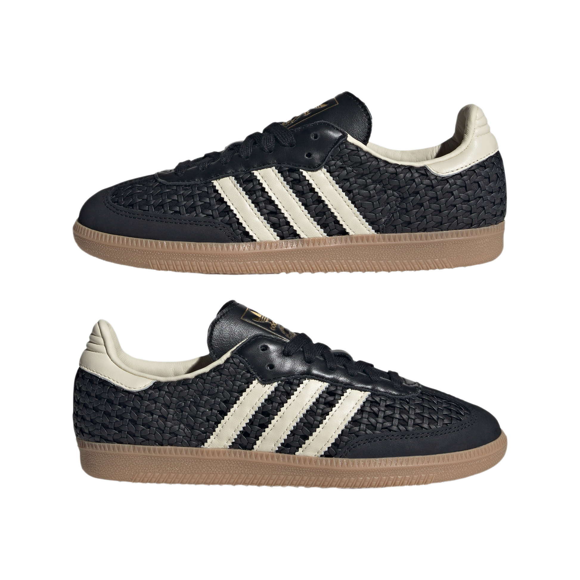 adidas Samba OG Basketweave Black Cream White (Women's)