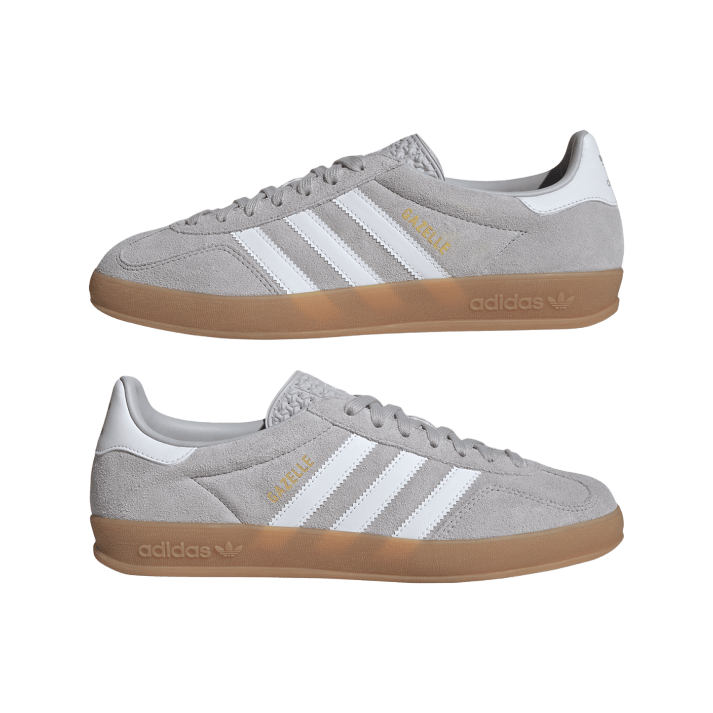 adidas Gazelle Indoor Grey Cloud White Gold Metallic