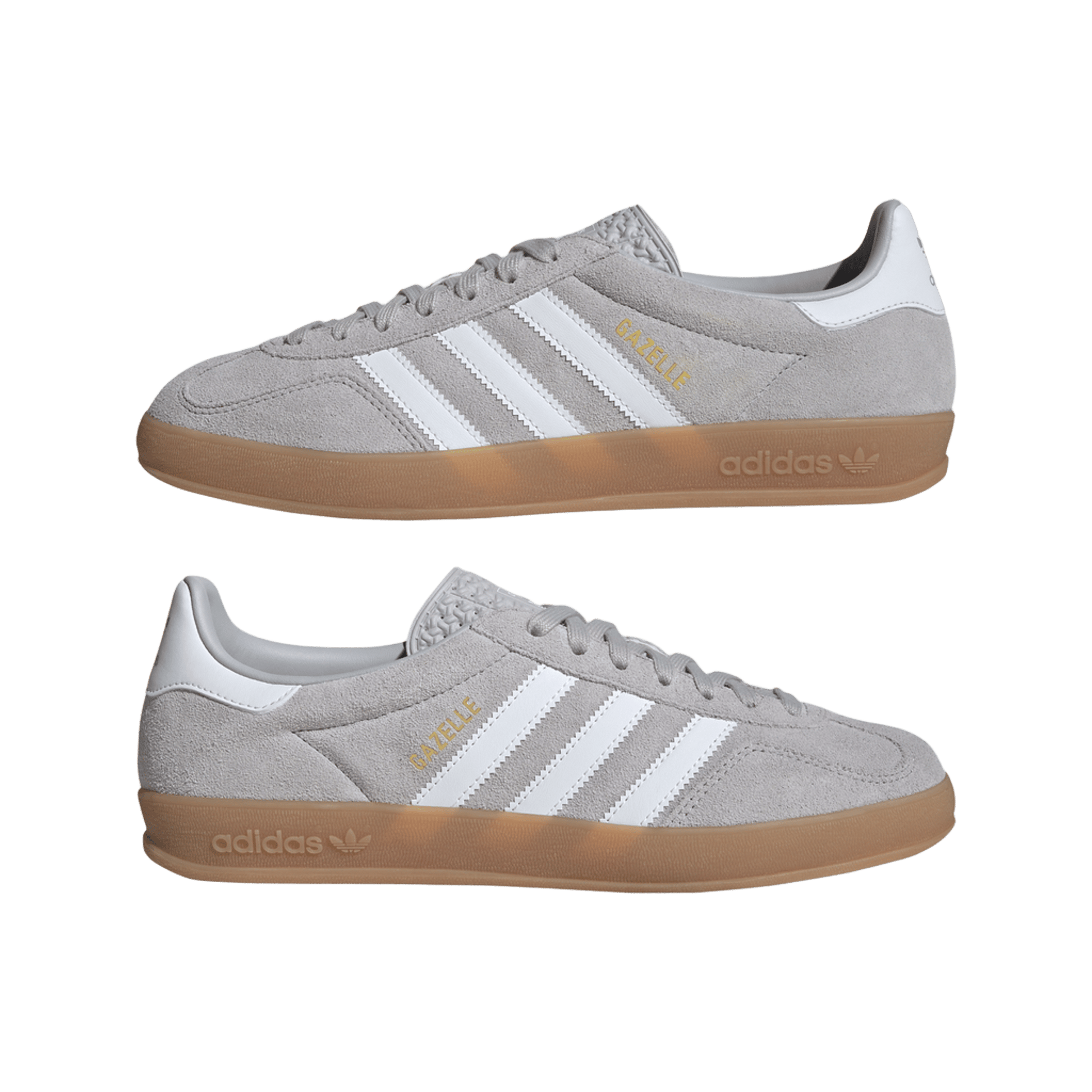 adidas Gazelle Indoor Grey Cloud White Gold Metallic