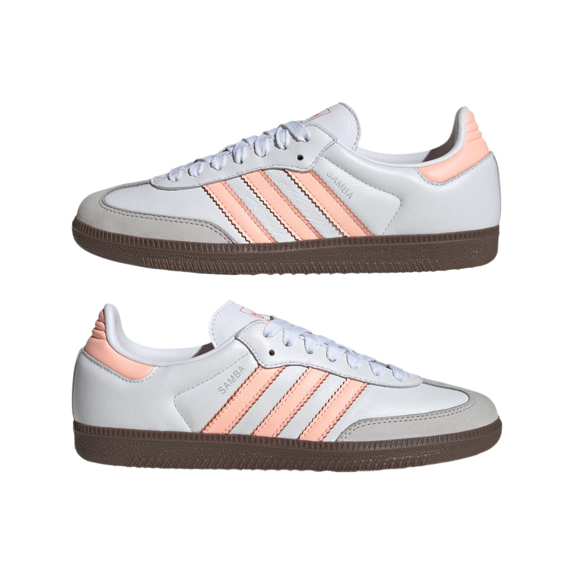 adidas Samba OG Cloud White Clear Orange Semi Coral (Women's)