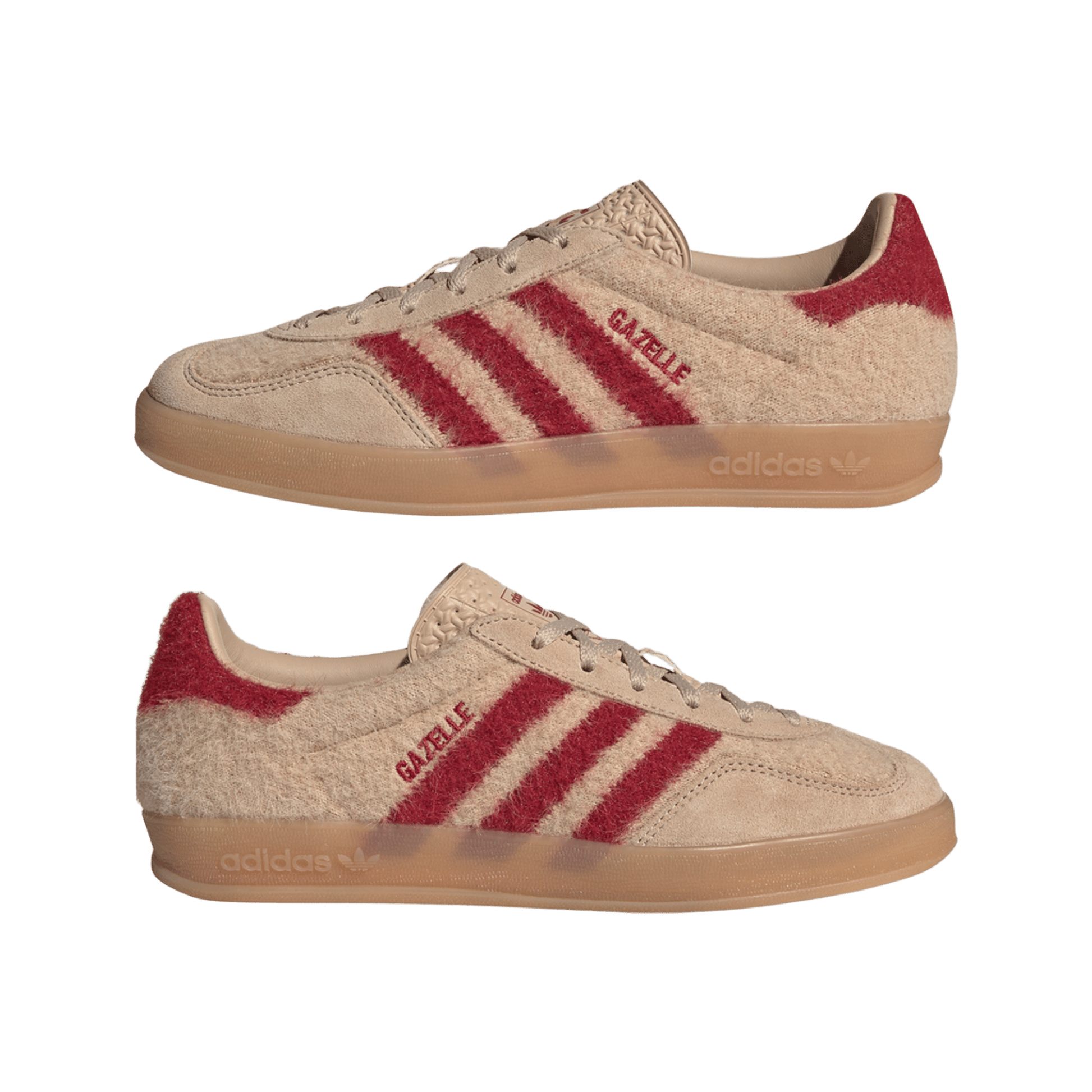 adidas Gazelle Indoor Magic Beige Victory Red (Women's)