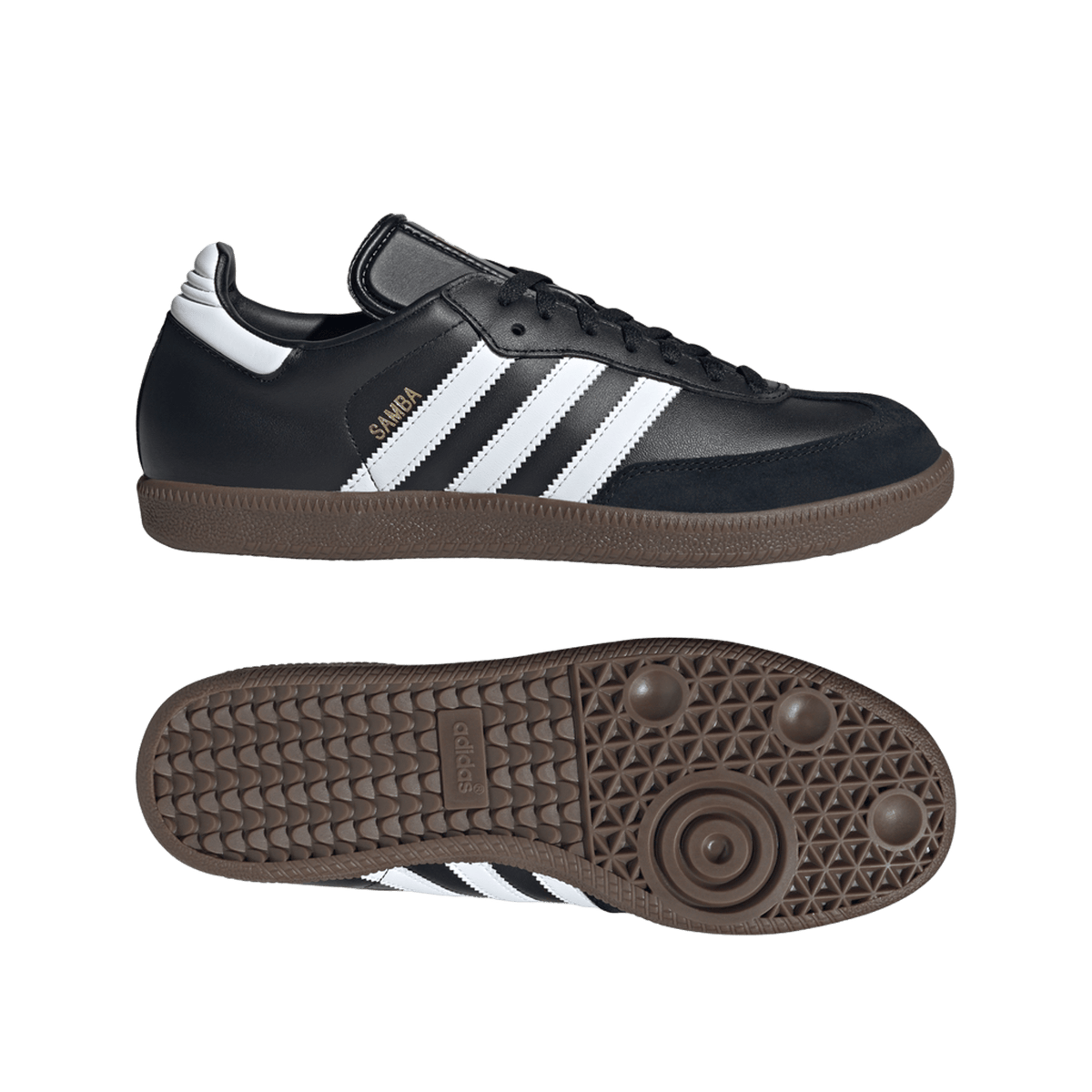 adidas Samba Leather Black White