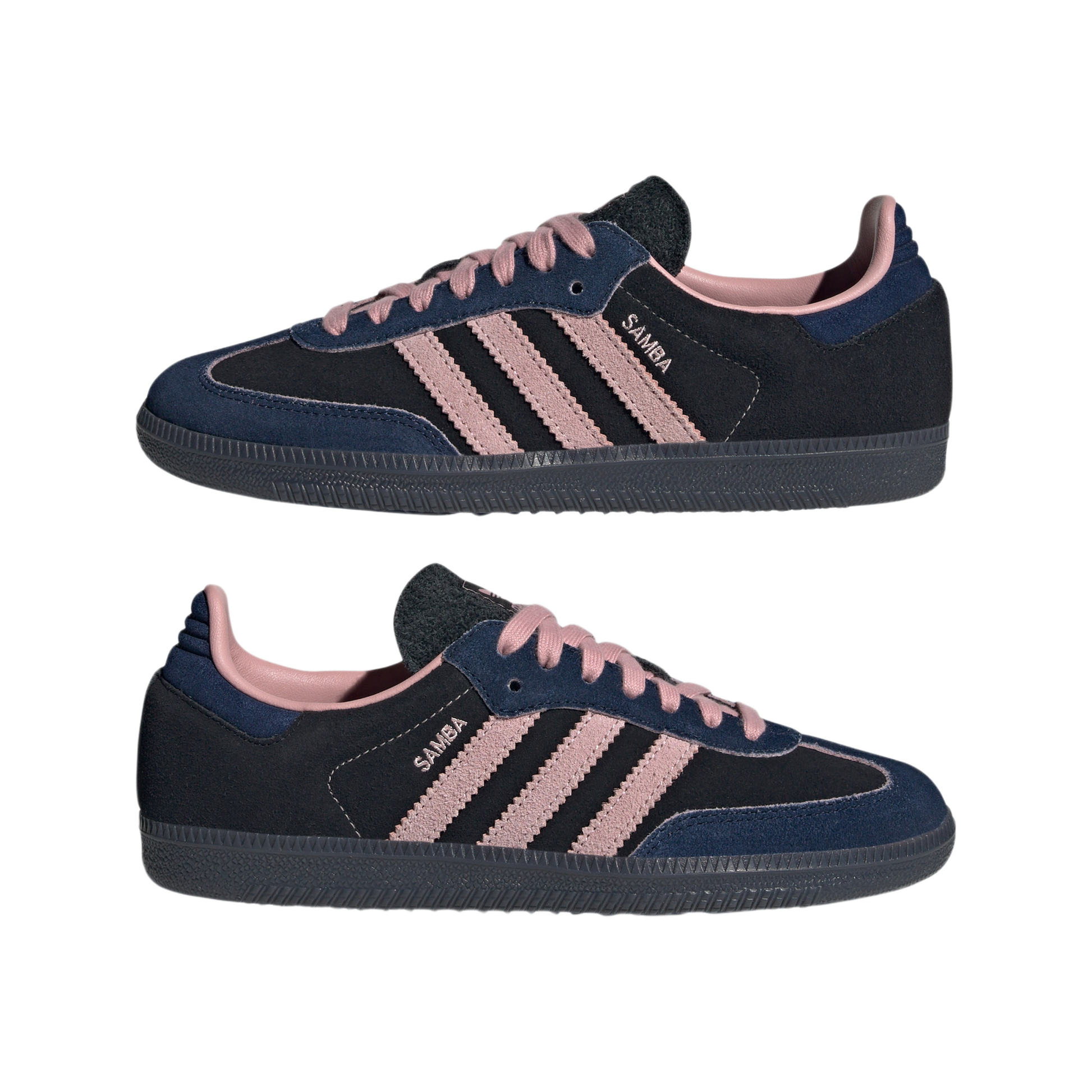 adidas Samba OG Black Wonder Mauve Indigo (Women's)