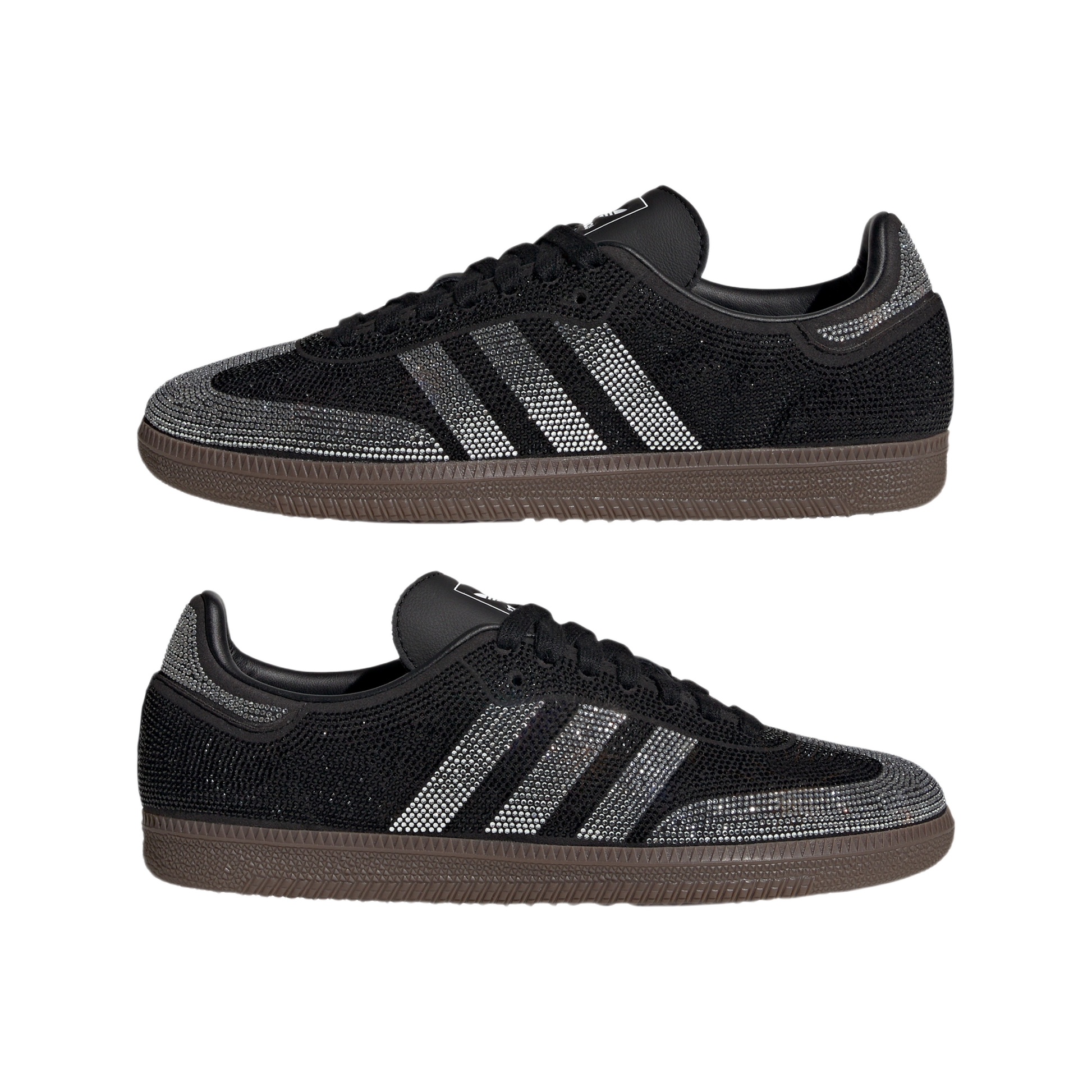 adidas Samba OG Rhinestone Black Silver (Women's)
