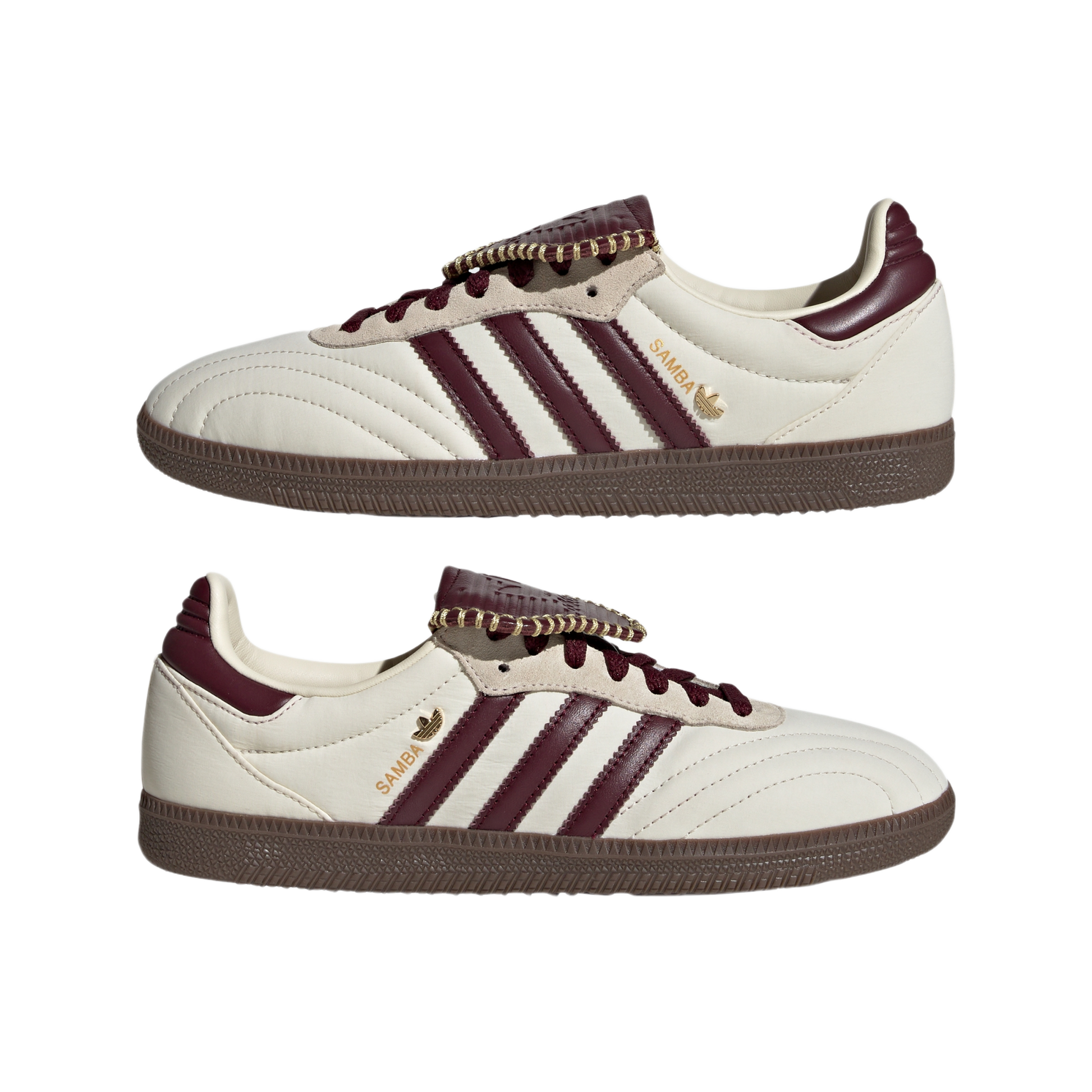 adidas Samba LT Cream White Maroon (Women's)