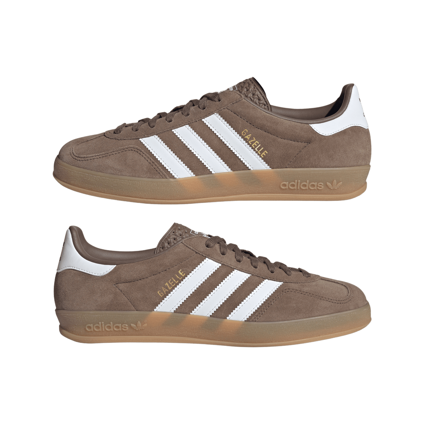 adidas Gazelle Indoor Earth Strata White Gold Metallic