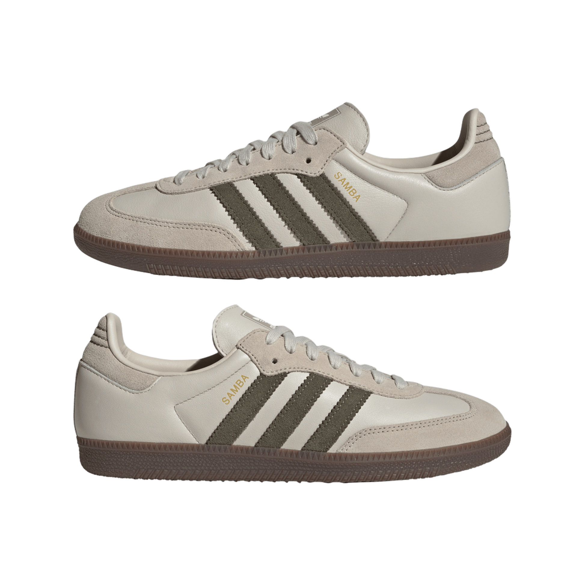 adidas Samba OG Aluminum Dark Khaki