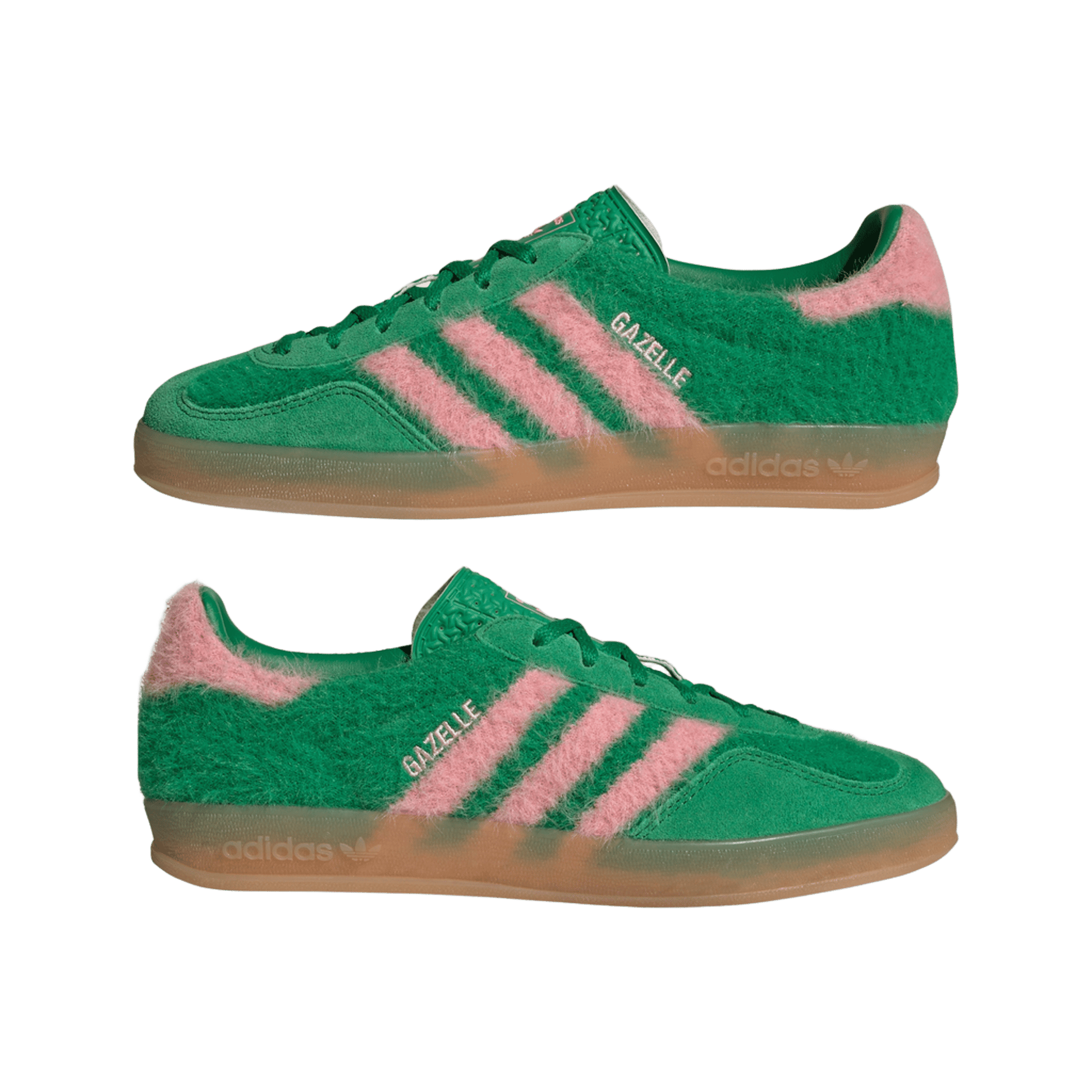 adidas Gazelle Indoor Green Glow Pink (Women's)