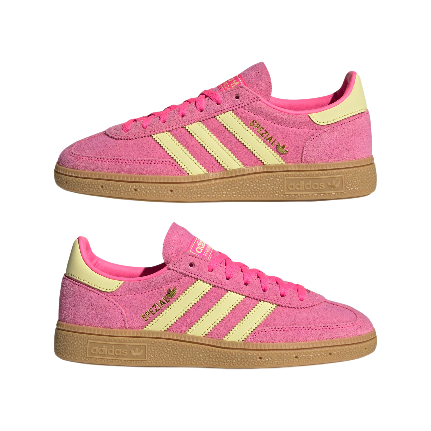 adidas Handball Spezial Lucid Pink Almost Yellow Gold (Women's)