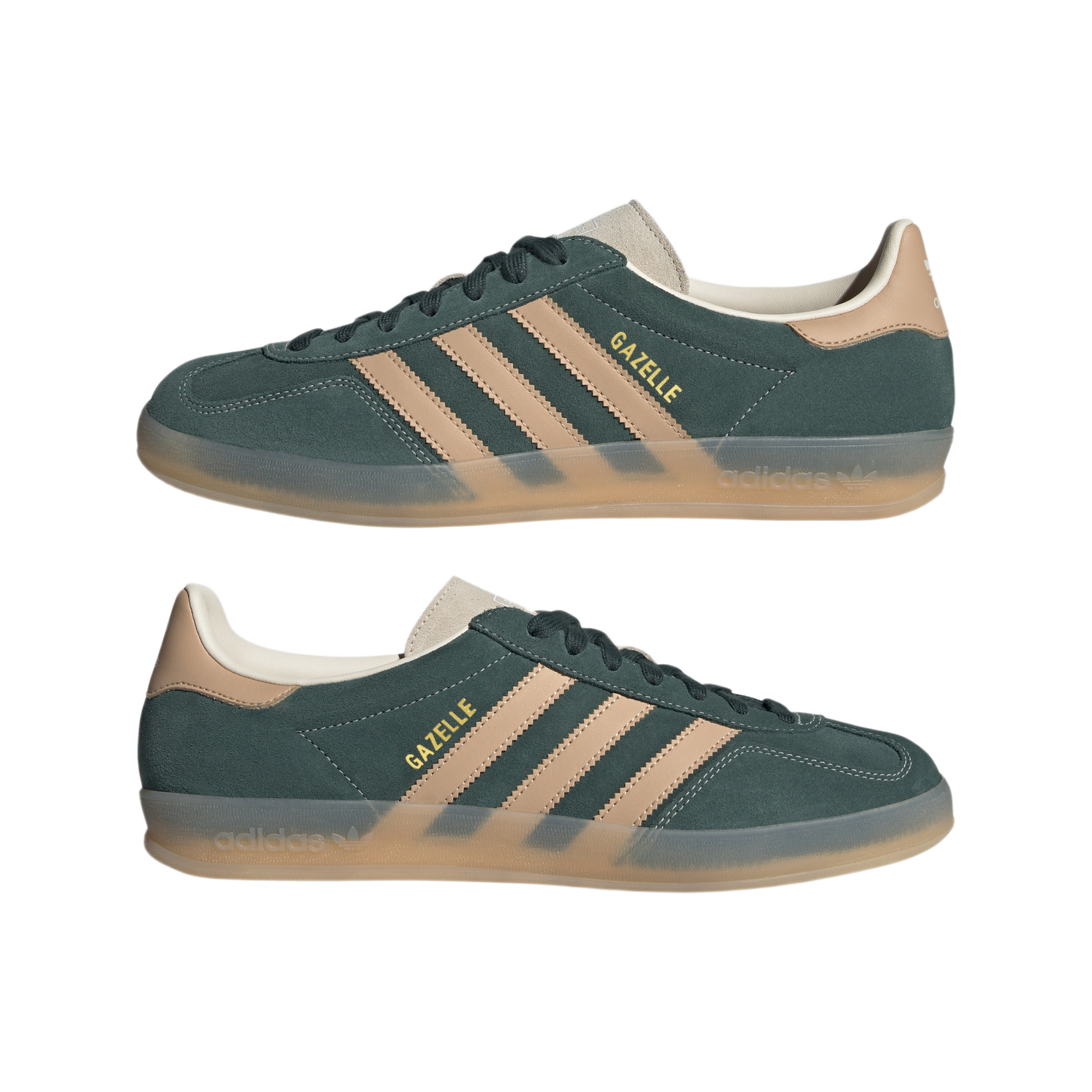 adidas Gazelle Indoor Shadow Green Warm Sandstone