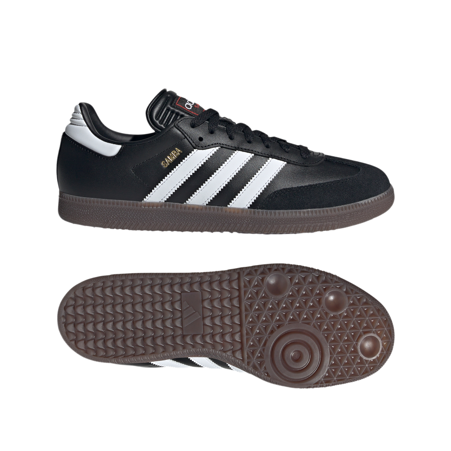adidas Samba Indoor Core Black Cloud White Vivid Red