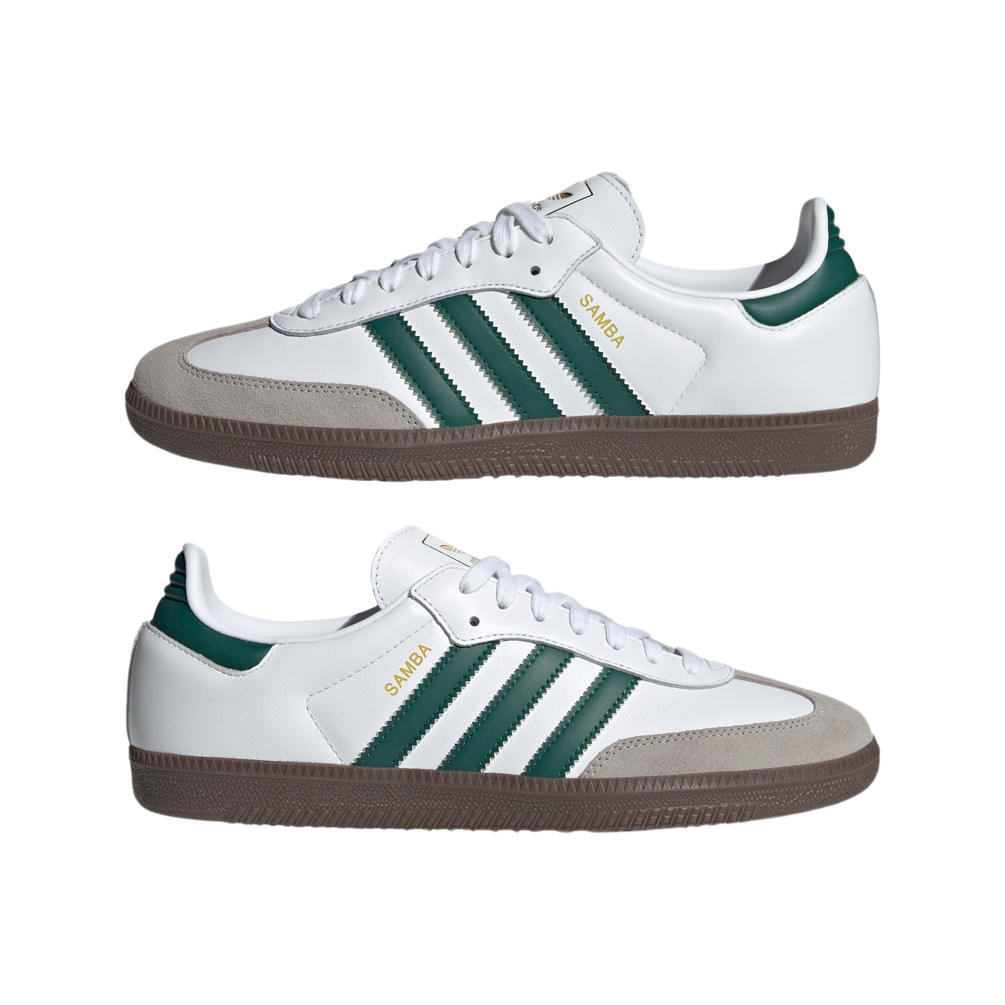 adidas Samba OG Cloud White Collegiate Green