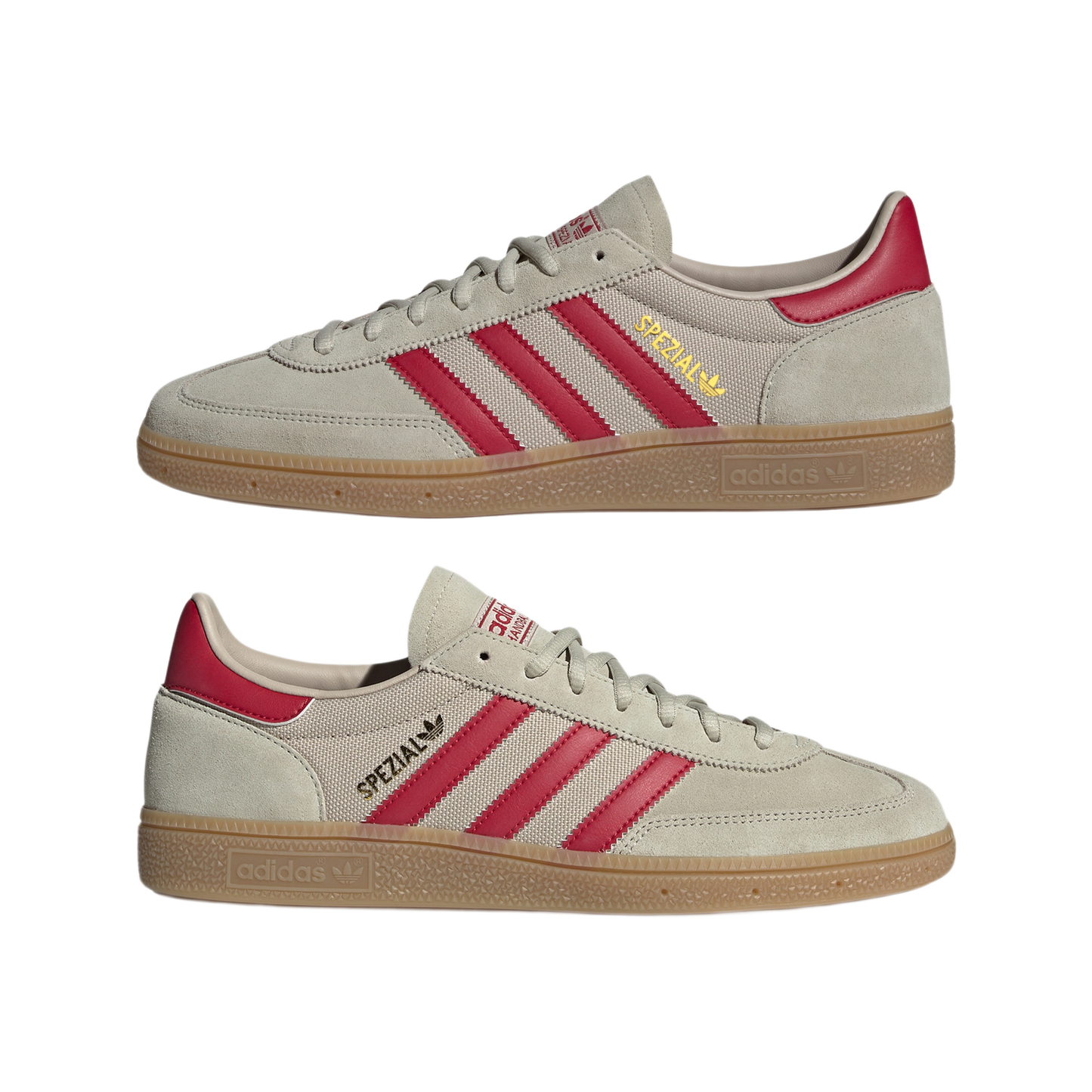 adidas Handball Spezial Putty Grey Team Victory Red Wonder Beige