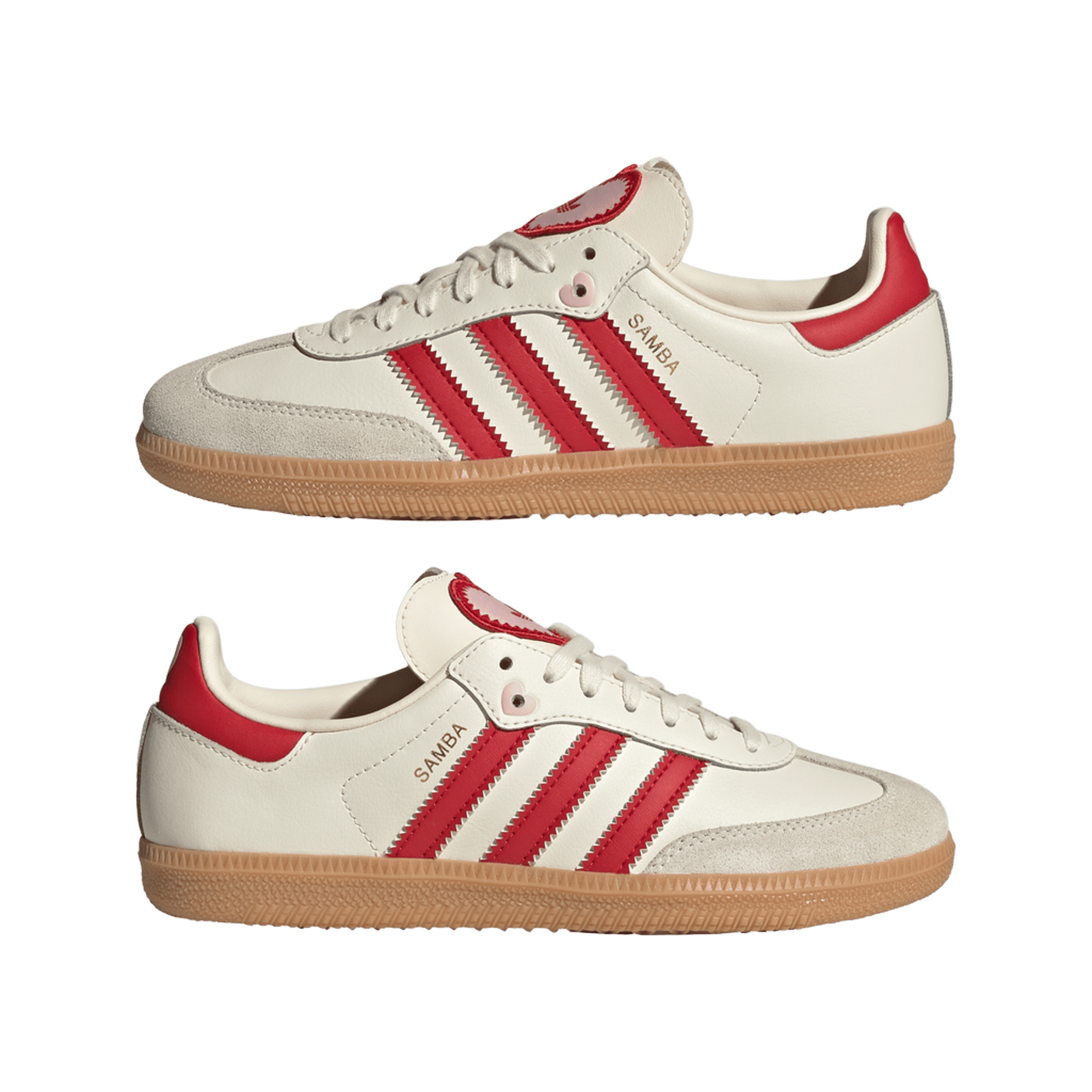 adidas Samba OG Valentine's Day Cream White Scarlet (2026) (GS)