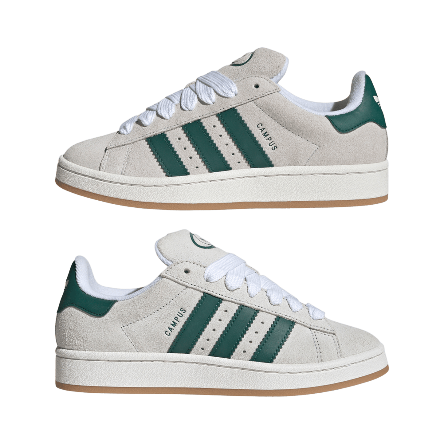 adidas Campus 00s Crystal White Collegiate Green (Women's)