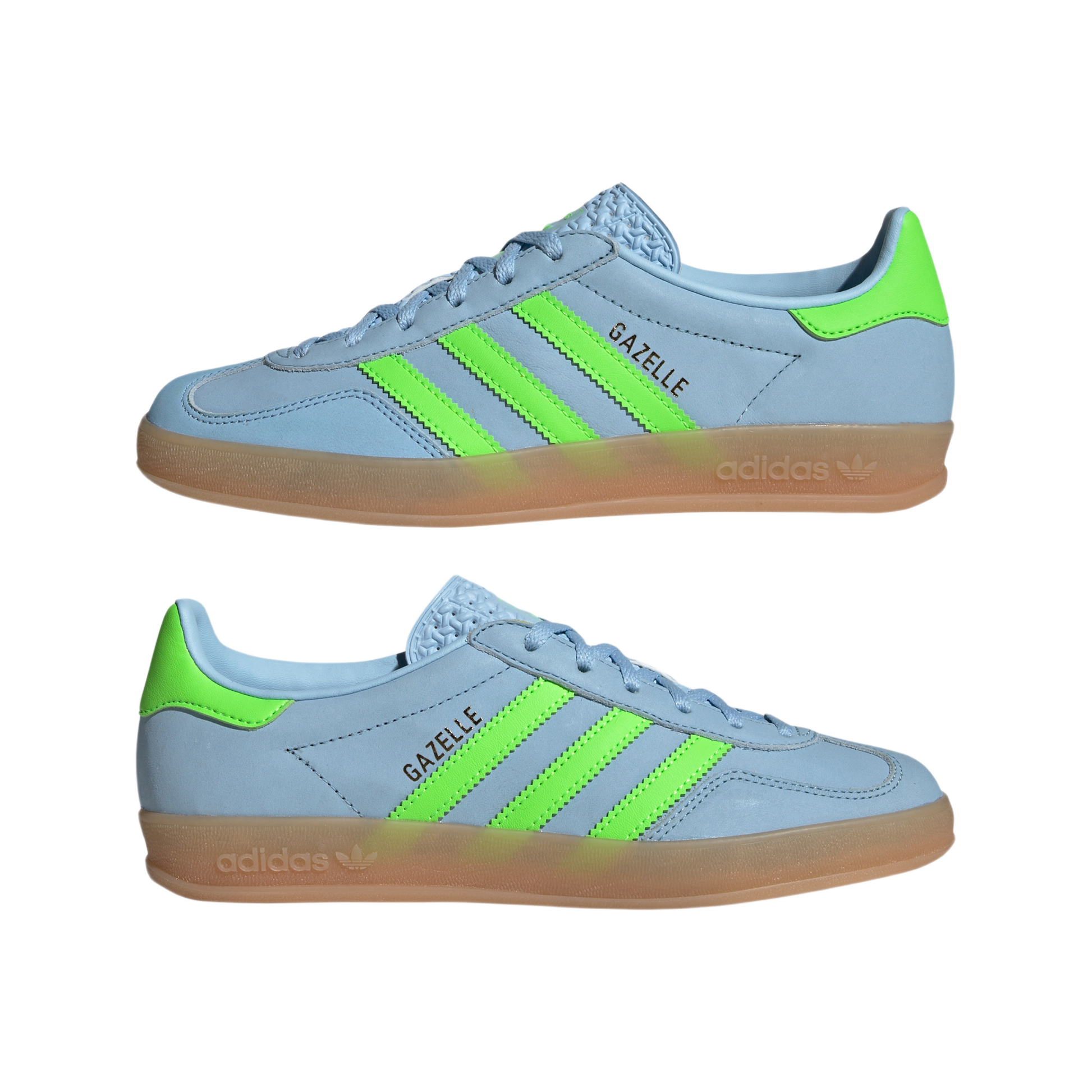 adidas Gazelle Indoor Clear Sky Solar Green (Women's)