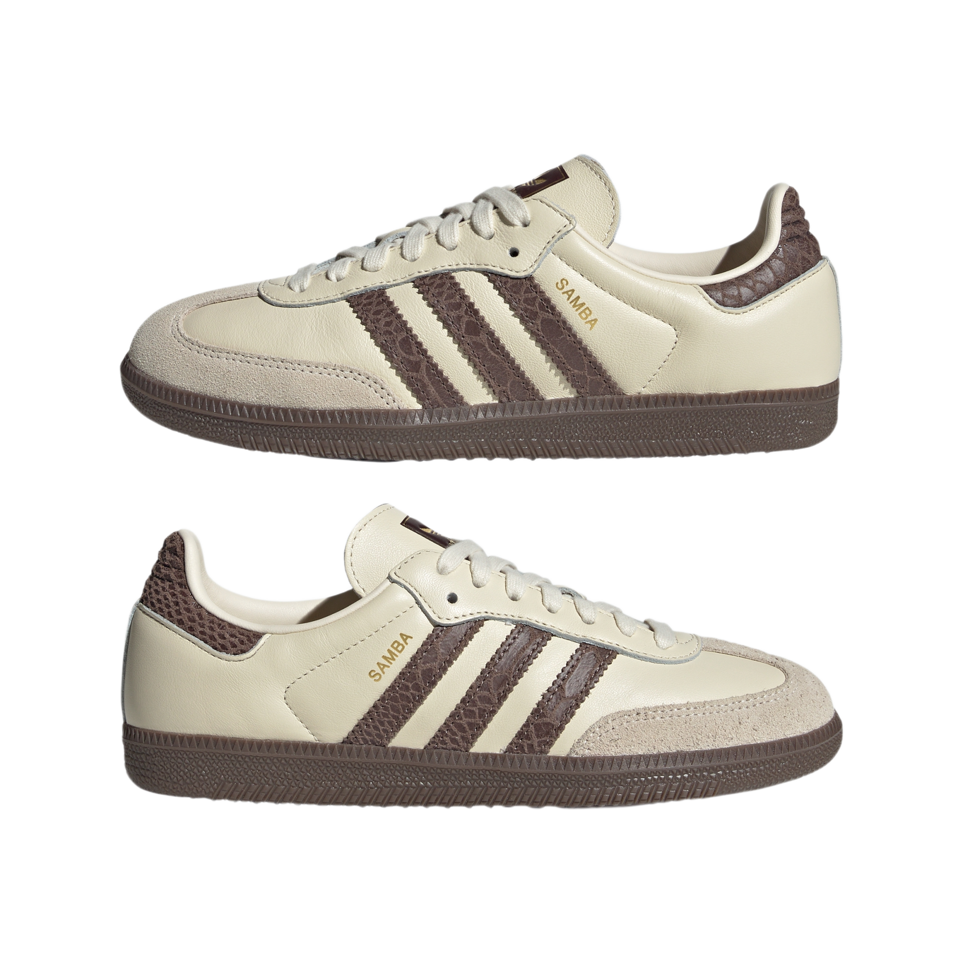 adidas Samba OG Cream Earth Strata Maroon (Women's)