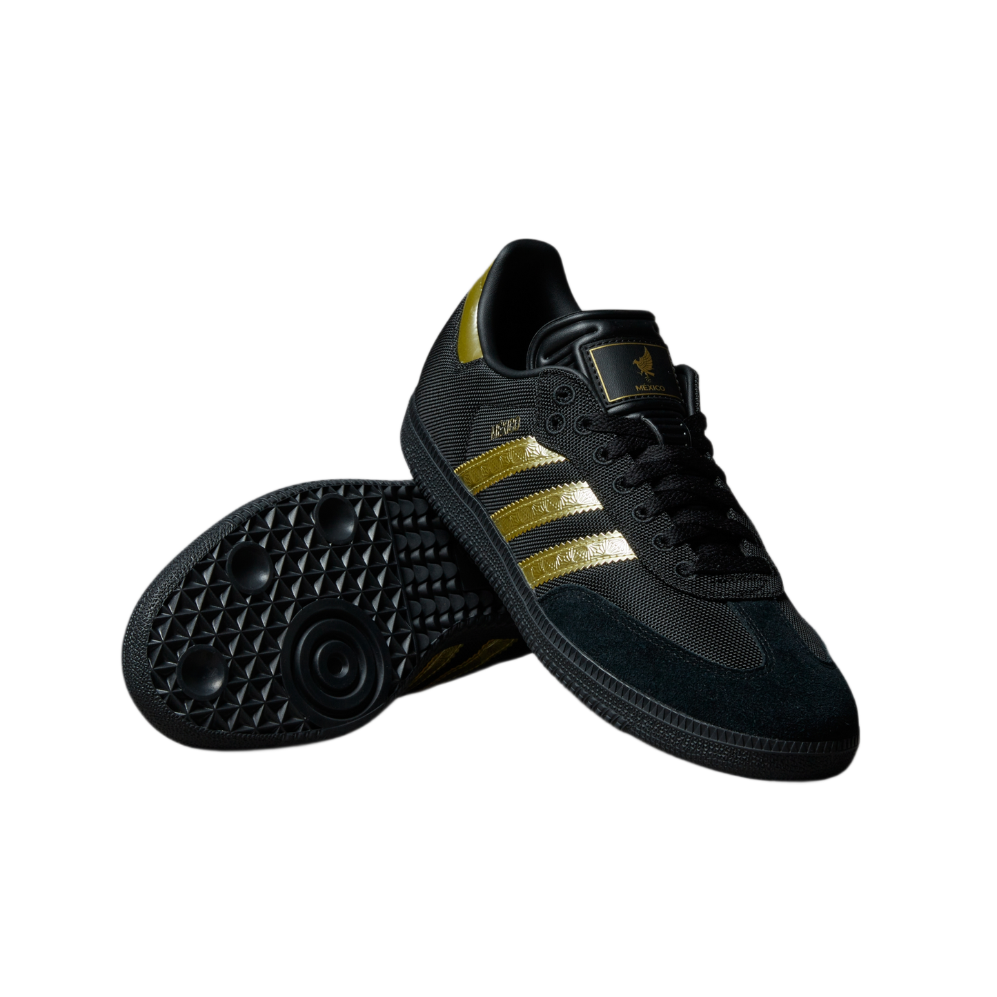 adidas Samba OG Mexico Black Gold Metallic