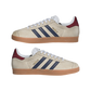 adidas Gazelle Beige Dark Blue Collegiate Burgundy