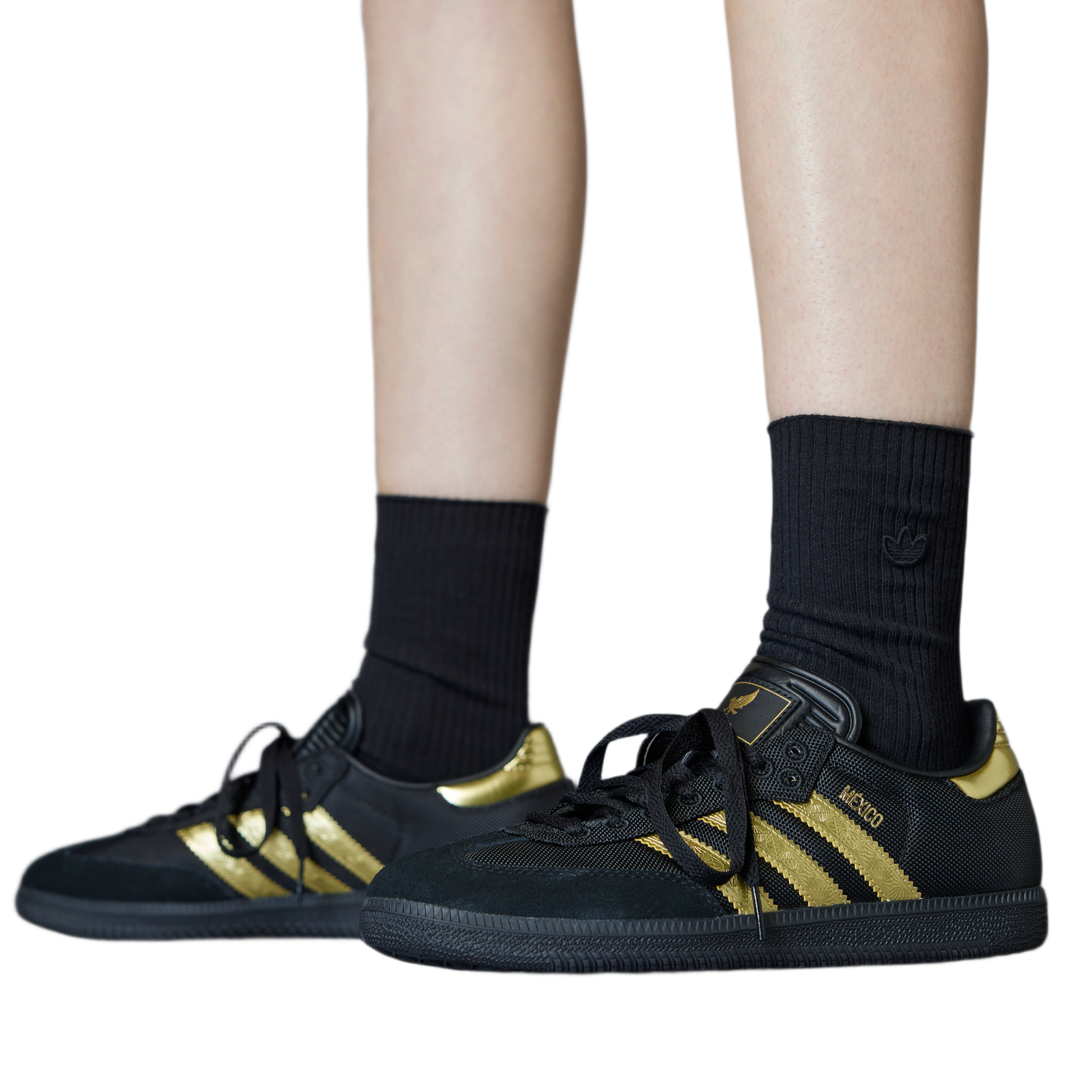 adidas Samba OG Mexico Black Gold Metallic