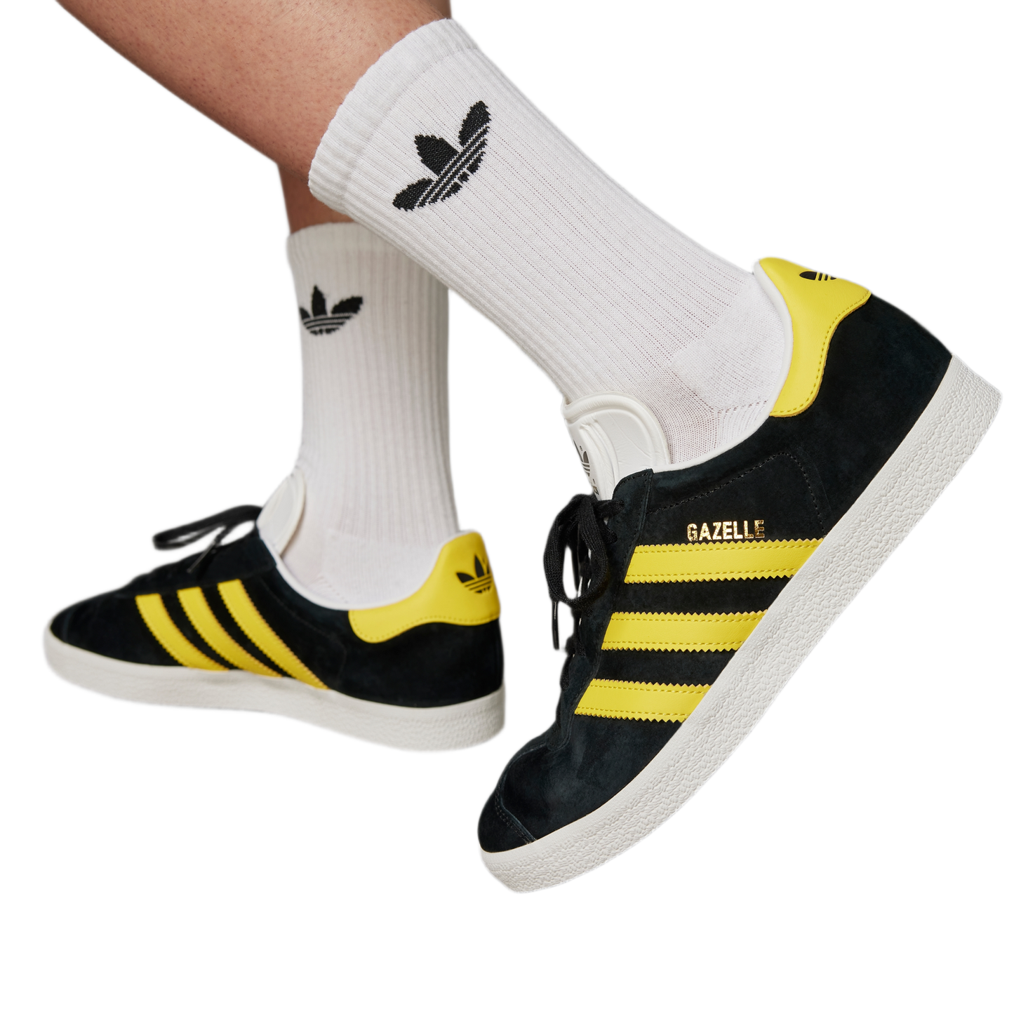 adidas Gazelle Black Impact Yellow